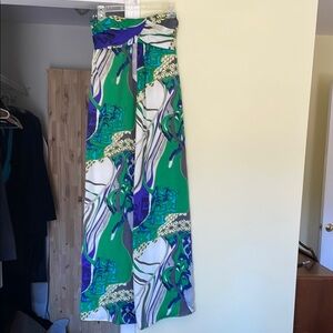 Colorful Women's Strapless dress